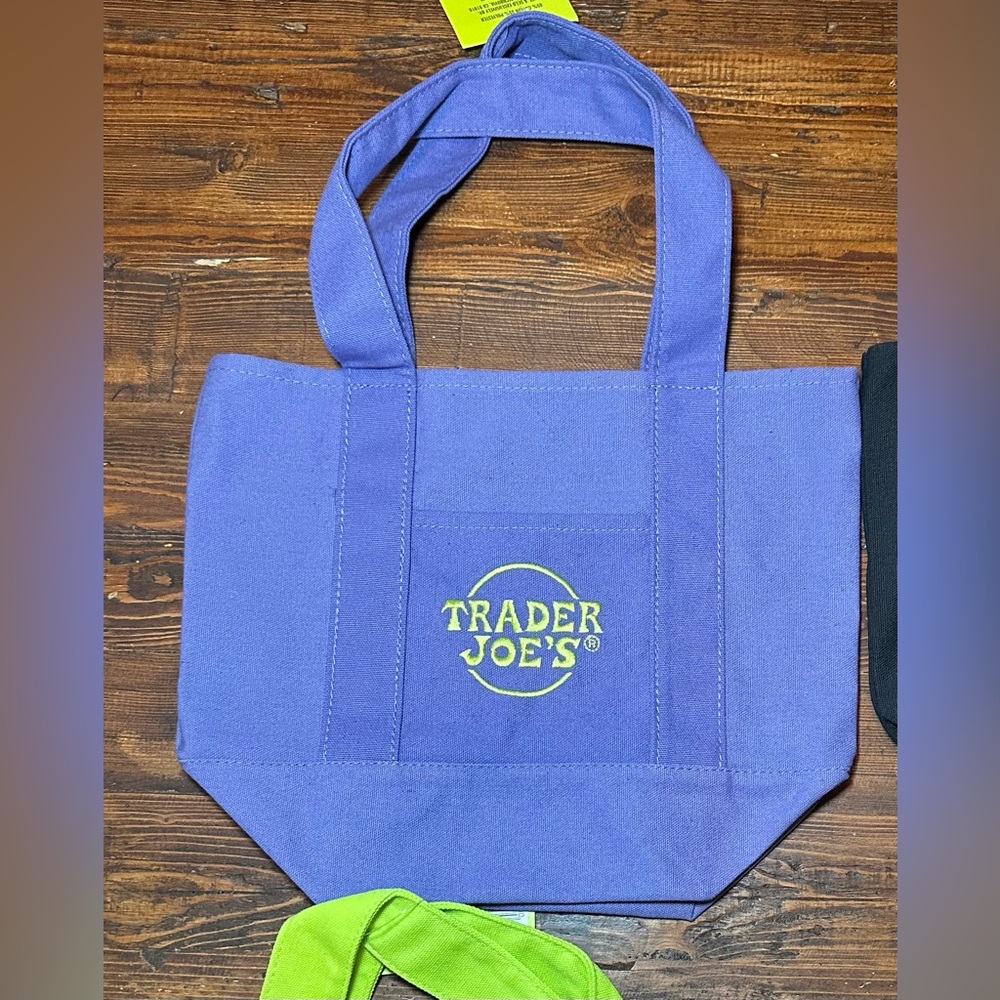 FULL SET OF 4! Trader Joe’s Trick Or Treat Canvas Tote Bags Mini Halloween. - Picture 6 of 6